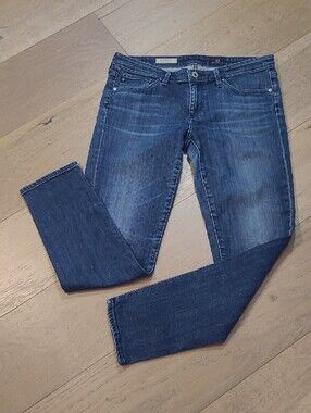 AG Adriano Goldschmied Jeans Women's sz 28R The Stevie Slim Straight Ankle